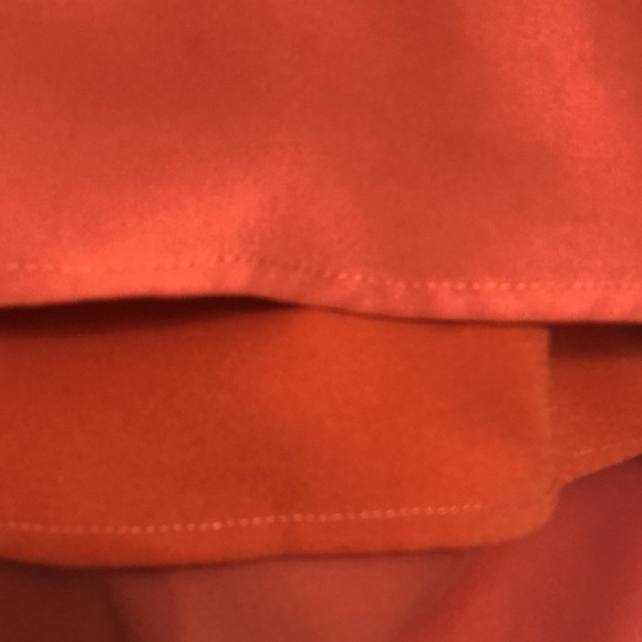 J.O.A. Los Angeles Tambourine Dream Rust Orange Swing Trapeze Dress - Picture 7 of 9